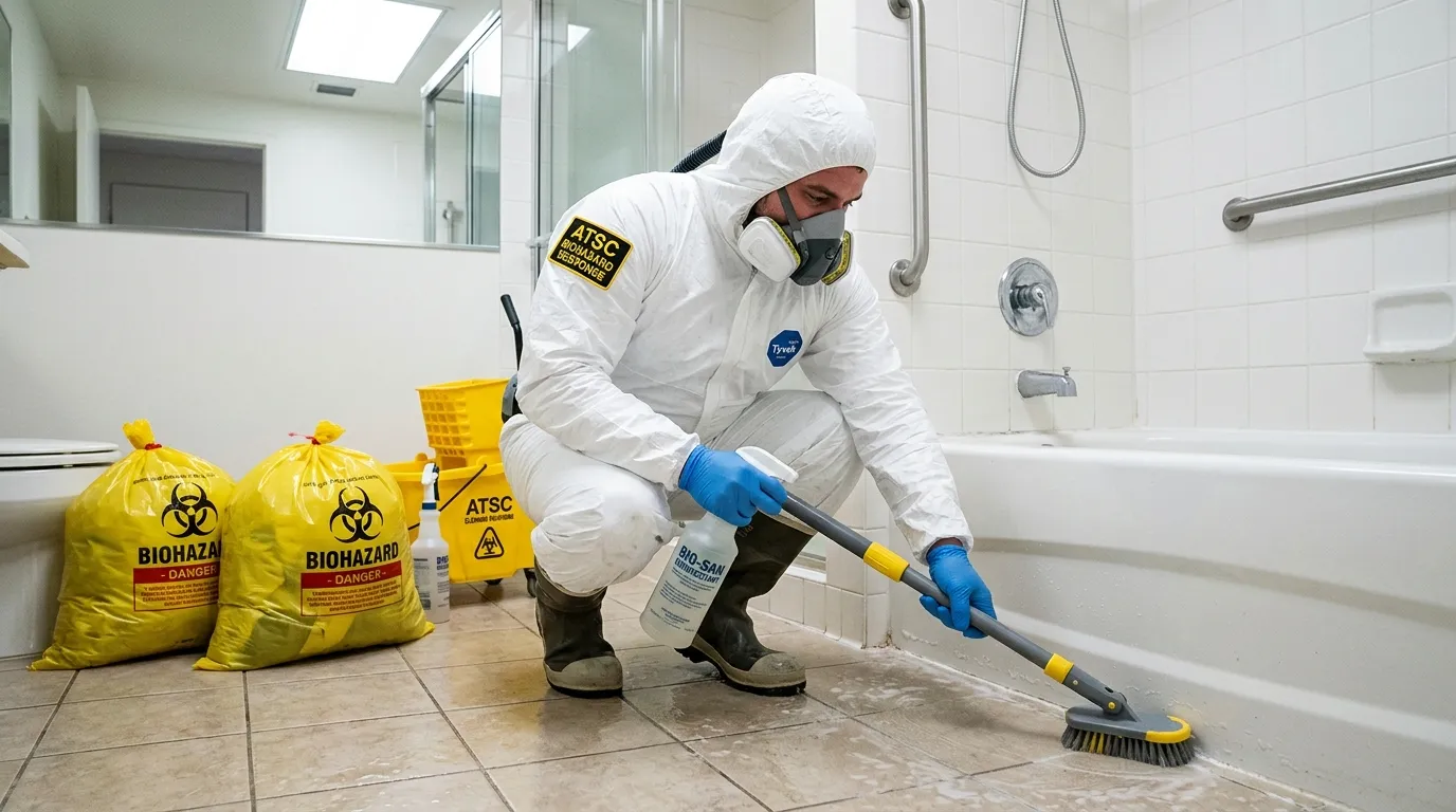 Decontamination equipment deployed for Blood Cleanup in Kent